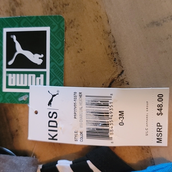 5 pack Puma short sleeve Bodysuits - Picture 7 of 7